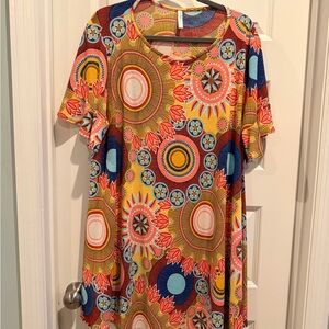 Vibrant Multicolor Mini Dress